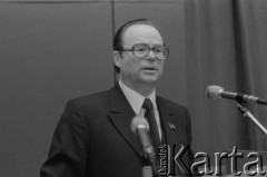 1983, Warszawa, Polska.
Ambasador ZSRR w Polsce Alaksandr Aksionau.
Fot. Romuald Broniarek, zbiory Ośrodka KARTA