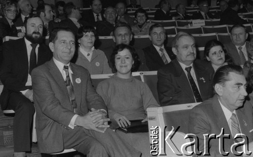 1983, Warszawa, Polska.
XI Zjazd Towarzystwa Przyjaźni Polsko-Radzieckiej w Sali Kongresowej.
Fot. Romuald Broniarek, zbiory Ośrodka KARTA