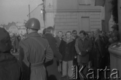 1984, Pleszew, Polska.
Uroczystość z okazji 39. rocznicy wkroczenia Armii Czerwonej do miasta.
Fot. Romuald Broniarek, zbiory Ośrodka KARTA