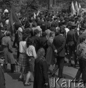 1984, Warszawa, Polska.
Pochód pierwszomajowy.
Fot. Romuald Broniarek, zbiory Ośrodka KARTA