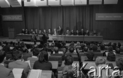 1984, Warszawa, Polska.
Inauguracja Studium Wiedzy o Związku Radzieckim i Stosunkach Polsko-Radzieckich.
Fot. Romuald Broniarek, zbiory Ośrodka KARTA