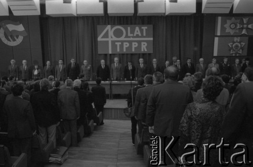 1984, Warszawa, Polska.
40-lecie Towarzystwa Przyjaźni Polsko-Radzieckiej.
Fot. Romuald Broniarek, zbiory Ośrodka KARTA