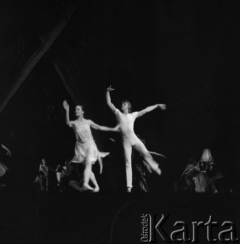 1985, Warszawa, Polska.
Występ artystów z Teatru Bolszoj z Moskwy na scenie Teatru Wielkiego.
Fot. Romuald Broniarek, zbiory Ośrodka KARTA