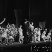 1985, Warszawa, Polska.
Występ artystów z Teatru Bolszoj z Moskwy na scenie Teatru Wielkiego.
Fot. Romuald Broniarek, zbiory Ośrodka KARTA