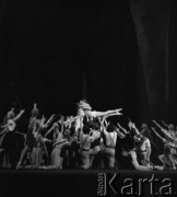 1985, Warszawa, Polska.
Występ artystów z Teatru Bolszoj z Moskwy na scenie Teatru Wielkiego.
Fot. Romuald Broniarek, zbiory Ośrodka KARTA