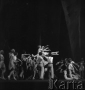 1985, Warszawa, Polska.
Występ artystów z Teatru Bolszoj z Moskwy na scenie Teatru Wielkiego.
Fot. Romuald Broniarek, zbiory Ośrodka KARTA