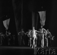 1985, Warszawa, Polska.
Występ artystów z Teatru Bolszoj z Moskwy na scenie Teatru Wielkiego.
Fot. Romuald Broniarek, zbiory Ośrodka KARTA