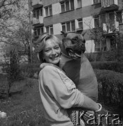 1985, Polska.
Aktorka Ewa Szykulska.
Fot. Romuald Broniarek, zbiory Ośrodka KARTA