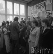1985, Opole, Polska.
Zlot szkolnych kół Towarzystwa Przyjaźni Polsko-Radzieckiej.
Fot. Romuald Broniarek, zbiory Ośrodka KARTA