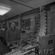 1986, Warszawa, Polska.
RSW Prasa-Książka-Ruch. Drukarnia na ulicy Okopowej.
Fot. Romuald Broniarek, zbiory Ośrodka KARTA