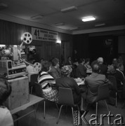 1986, Łódź, Polska.
Posiedzenie komisji szkolnej Towarzystwa Przyjaźni Polsko-Radzieckiej.
Fot. Romuald Broniarek, zbiory Ośrodka KARTA