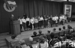1986, Warszawa, Polska.
XVII Olimpiada Języka Rosyjskiego.
Fot. Romuald Broniarek, zbiory Ośrodka KARTA