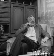 1.05.1986, Warszawa, Polska.
Aktor i spiewak operowy Bernard Ładysz.
Fot. Romuald Broniarek, zbiory Ośrodka KARTA