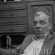 1.05.1986, Warszawa, Polska.
Aktor i spiewak operowy Bernard Ładysz.
Fot. Romuald Broniarek, zbiory Ośrodka KARTA