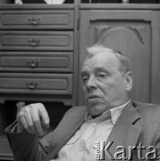 1.05.1986, Warszawa, Polska.
Aktor i spiewak operowy Bernard Ładysz.
Fot. Romuald Broniarek, zbiory Ośrodka KARTA
