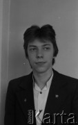 1986, Warszawa, Polska.
Uczeń Szkoły Średniej przy Ambasadzie ZSRR przy ulicy Kieleckiej.
Fot. Romuald Broniarek, zbiory Ośrodka KARTA