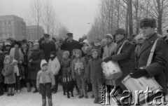 1987, Kraków, Polska.
Odsłonięcie pomnika marszałka Iwana Koniewa autorstwa Antoniego Hajdeckiego.
Fot. Romuald Broniarek, zbiory Ośrodka KARTA