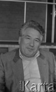 1987, warszawa, Polska.
Czingiz Ajtmatow - rosyjski i kirgiski pisarz.
Fot. Romuald Broniarek, zbiory Ośrodka KARTA