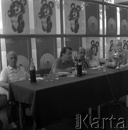 Czerwiec 1979, Zielona Góra, Polska.
XV Festiwal Piosenki Radzieckiej. 
Fot. Romuald Broniarek, zbiory Ośrodka KARTA
