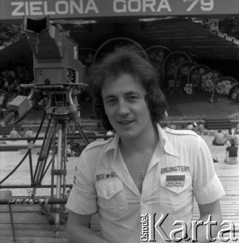 Czerwiec 1979, Zielona Góra, Polska.
Jaak Joala, uczestnik XV Festiwalu Piosenki Radzieckiej. 
Fot. Romuald Broniarek, zbiory Ośrodka KARTA
