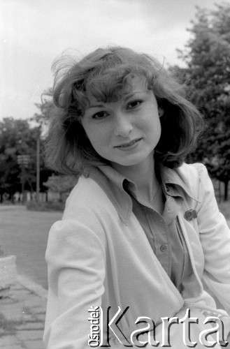 Czerwiec 1981, Zielona Góra, Polska.
Uczestniczka XVII Festiwalu Piosenki Radzieckiej.
Fot. Romuald Broniarek, zbiory Ośrodka KARTA