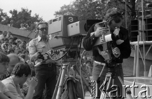 Czerwiec 1985, Zielona Góra, Polska.
XXI Festiwal Piosenki Radzieckiej.
Fot. Romuald Broniarek, zbiory Ośrodka KARTA