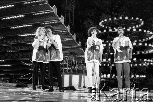 1986, Zielona Góra, Polska.
Występ podczas XXII Festiwalu Piosenki Radzieckiej. 
Fot. Romuald Broniarek, zbiory Ośrodka KARTA