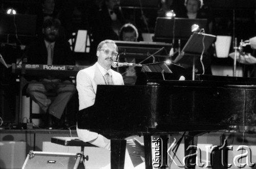 1986, Zielona Góra, Polska.
Występ podczas XXII Festiwalu Piosenki Radzieckiej. 
Fot. Romuald Broniarek, zbiory Ośrodka KARTA