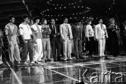 1986, Zielona Góra, Polska.
XXII Festiwal Piosenki Radzieckiej. 
Fot. Romuald Broniarek, zbiory Ośrodka KARTA