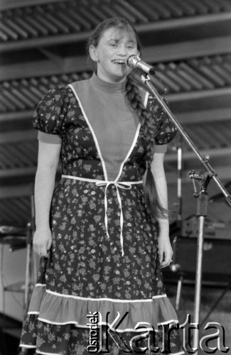 1987, Zielona Góra, Polska.
Występ podczas XXIII Festiwalu Piosenki Radzieckiej. 
Fot. Romuald Broniarek, zbiory Ośrodka KARTA