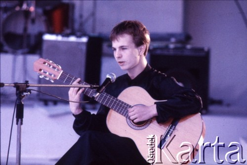 1989, Zielona Góra, Polska.
Występ podczas XXV Festiwalu Piosenki Radzieckiej. 
Fot. Romuald Broniarek, zbiory Ośrodka KARTA