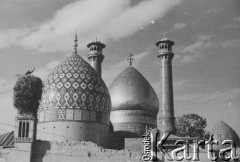 1943, Dżulfa, Persja (Iran).
Bocianie gniazdo na wieżyczce meczetu.
Fot. NN, zbiory Ośrodka KARTA, album Konstantego Rdułtowskiego udostępniła Teresa Koziorowska.
 
