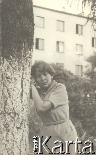 Lata 50., Warszawa, Polska.
Wanda Kuroń z domu Rudeńska.
Fot. NN, kolekcja Jacka Kuronia, zbiory Ośrodka KARTA