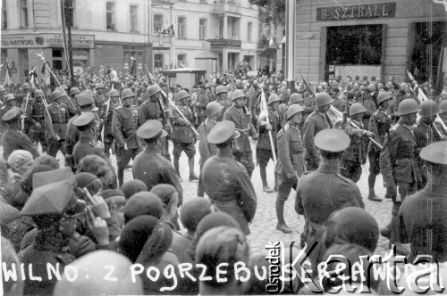 1935, Wilno, Polska.
Pogrzeb serca Marszałka Józefa Piłsudskiego.
Fot. NN, zbiory Ośrodka KARTA, kolekcja Zofii Makiełło, udostępnił Jan Stanisław Tumiłowicz.

