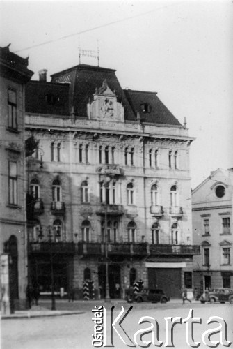 1941-44, Lwów, Polska.
Budynek hotelu 