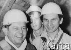 4.12.1981, Bytom, Polska.
Kopalnia Rozbark, prymas Józef Glemp z wizytą u górników.
Fot. NN, zbiory Ośrodka KARTA, udostępnił K. Lewandowski.

