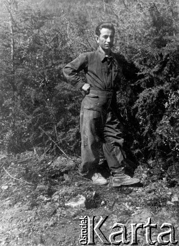 1955, Czałbania, Kołyma, ZSRR.
Jan Michaluk - więzień łagru pracujący w odkrywkowej kopalni złota.
Fot. NN, zbiory Ośrodka KARTA, udostępnił Jan Michaluk.


