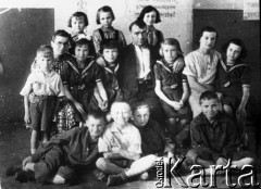 Brak daty, Zagorsk, Moskiewska obł., ZSRR.
Polskie dzieci w Domu Dziecka w Zagorsku.
Fot. NN, zbiory Ośrodka KARTA, udostępnił Mirosław Popławski