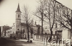 1900-1914 (?), Lwów
 Kościół przy ulicy Piekarskiej.
 Fot. NN., zbiory Ośrodka KARTA
   

