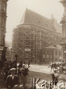 1920-1939, Lwów, Polska.
 Remont katedry, rusztowania.
 Fot. NN, zbiory Ośrodka KARTA, udostępnił Jurij Karpenczuk
   
