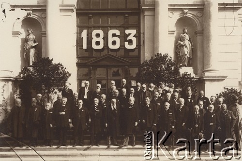 1900-1914, Lwów, Austro-Węgry.
Rocznica wybuchu Powstania Styczniowego, grupa weteranów.
Fot. NN, zbiory Ośrodka KARTA
 
