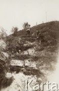 1900-1914, Lwów, Austro-Węgry.
 Prace przy umacnianiu kopca Unii Lubelskiej.
 Fot. NN, zbiory Ośrodka KARTA, udostępnił Jurij Karpenczuk
   
