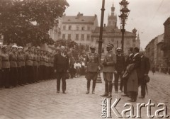1935, Lwów, Polska.
 Uczestnicy uroczystości, z prawej stoi gen. Gustaw Orlicz-Dreszer.
 Fot. NN, zbiory Ośrodka KARTA, udostępnił Jurij Karpenczuk
   

