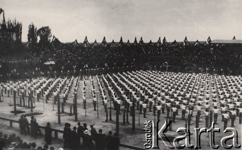 1900-1914, Lwów, Austro-Węgry.
 Zlot członków Polskiego Towarzystwa Gimnastycznego 