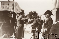 1900-1914, Lwów, Austro-Węgry.
 Karl Huyn, namiestnik Galicji, z wizytą we Lwowie.
 Fot. NN, zbiory Ośrodka KARTA, udostępnił Jurij Karpenczuk
   
