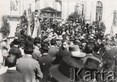 Ok. 1910, Lwów, Austro-Węgry.
Otwarcie Izby Handlowo-Przemysłowej.
Fot. NN, zbiory Ośrodka KARTA, udostępnił Jurij Karpenczuk
   
