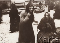 1900-1914, Lwów, Austro-Węgry.
 Handlarki na targu.
 Fot. NN, zbiory Ośrodka KARTA, udostępnił Jurij Karpenczuk
   
