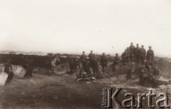 1919, Lwów, Polska.
 Polscy żołnierze na posterunku.
 Fot. NN, zbiory Ośrodka KARTA, udostępnił Jurij Karpenczuk
   
