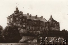 Przed 1914, Podhorce, Austro-Węgry.
 Zamek Koniecpolskich wybudowany na zlecenie Stanisława Koniecpolskiego w pierwszej połowie XVII wieku.
 Fot. NN, zbiory Ośrodka KARTA, udostępnił Jurij Karpenczuk
   
