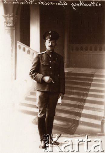 1914-1915, Lwów.
Portret rosyjskiego żołnierza.
Fot. NN, zbiory Ośrodka KARTA, udostępnił Jurij Karpenczuk